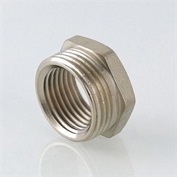 Футорка переходная латунная никелированная НВ Valtec 1 1/4" x 3/4" - фото 56464
