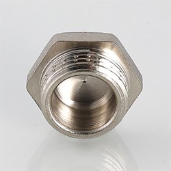 Заглушка латунная никелированная НР Valtec 3/4" - фото 56535