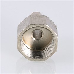Штуцер латунный никелированный ВР Valtec 1/2" x 12 - фото 56645