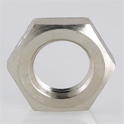 Контргайка усиленная латунная никелированная ВР Valtec 3/4" - фото 56715