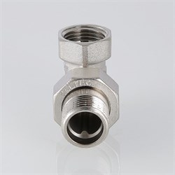Сгон латунный никелированный угловой ВН Valtec 1" - фото 56798