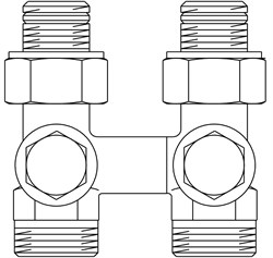Мультифлекс Oventrop прямой, multiflex V, запорно-присоединительный R1/2"НГ x G3/4"НР (1016291) - фото 56932