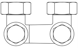 Мультифлекс Oventrop угловой, multiflex V, запорно-присоединительный G3/4"НГ x G3/4"НР (1016242) - фото 56970