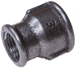 Муфта ЕЕ переходная ВР 1/2" х 3/8", черная - фото 59387