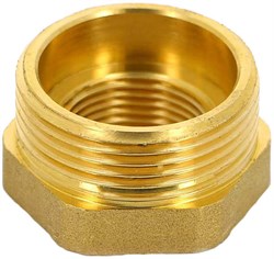 Футорка НВ латунная Uni-Fitt 1" x 3/4" - фото 60310