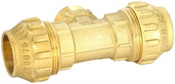 Тройник компрессионный для ПНД труб латунный Tiemme НР 50 x 1 1/2" - фото 61003