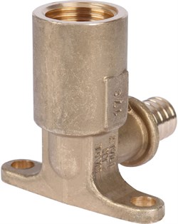 Угольник настенный с длинным нарезным патрубком Stout 16 x Rp 1/2" - фото 65443