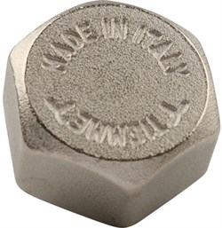 Заглушка ВР никелированная Tiemme 3/8" - фото 66089