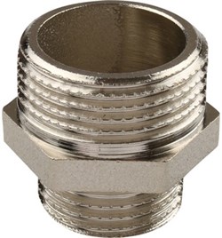 Ниппель НН никелированный Tiemme 1" х 3/4" - фото 66556