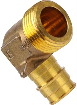 Угол НР для сшитого полиэтилена Uponor (Q&E) 25 x 3/4" - фото 67785