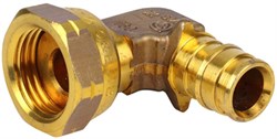 Угол с накидной гайкой для сшитого полиэтилена Uponor (Q&E) 25 x 3/4" - фото 67882