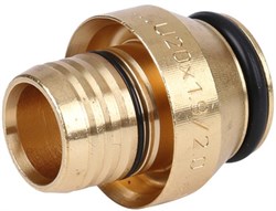 Зажимной адаптер из покрытой латуни PE-X FLEX-X Uponor 20X1,9/2,0 x 3/4" - фото 67946