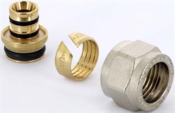 Соединитель ВР (конус) для мeталлопластиковых труб Uni-Fitt 16 x 1/2" - фото 68978