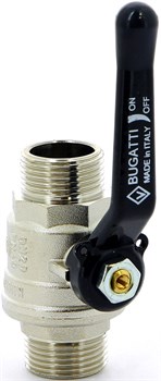 Кран шаровый Bugatti Oregon (325), НР-НР (ручка) 1/2" - фото 69314