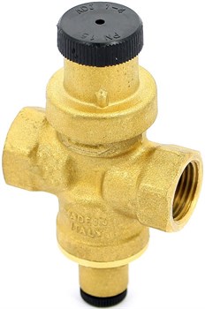 Редуктор давления Uni-fitt COMPACT 1/2", под радиальный манометр, латунный - фото 70471