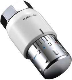 Термоголовка Oventrop, жидкостный датчик, цвет белый/хром - фото 70648