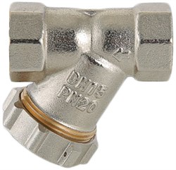Фильтр косой Valtec 1/2" Вр, с заглушкой, 500 мкм - фото 72342