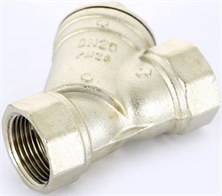 Фильтр косой Uni-Fitt никелированный 3/4" - фото 72420