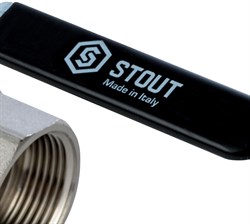 Кран шаровый Stout SVB НВ (ручка) 1 1/4" - фото 73073