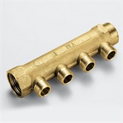 Коллектор Tiemme 3/4"х1/2" НР 3/4"х2вых серия 1912