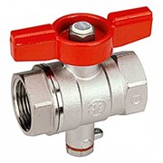 Кран шаровый Giacomini R251T (хромиров.) Ду 20 ВР для маевского (бабочка)