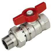Кран шаровый Giacomini R859 Ду 32 ВР/американка полный проход (бабочка)