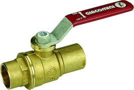 Кран шаровый Giacomini R258D медь под пайку (ручка) 22