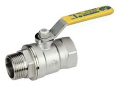 Кран шаровый газовый Giacomini R254DL Ду 20 ВР/НР (ручка)