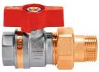 Кран шаровый Danfoss BVR-F Ду 25 Ру40 ВР/американка полный проход (бабочка)