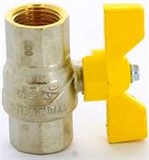 Кран шаровый для газа FIV Futurgas ВВ (бабочка) 1 1/4"