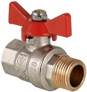 Кран шаровый Valtec Base НВ (бабочка) 3/4"