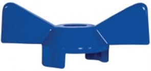 Рукоятка Valtec синяя (бабочка) 1/2"