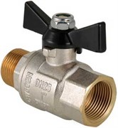 Кран шаровый Valtec Perfect усиленный НВ (бабочка) 1"