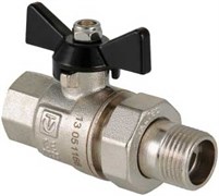 Кран шаровый Valtec Perfect усиленный с полусгоном НВ (бабочка) 1"