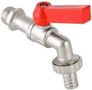 Кран шаровый Valtec водоразборный со штуцером НР (ручка) 1/2"