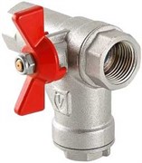Кран шаровый Valtec со встроенным прямым фильтром ВВ (бабочка) 3/4"