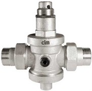 Редуктор давления Cimberio 1 1/4", американка, под аксиальный манометр, никелированный