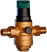 Редуктор давления воды Honeywell 1/2", с фильтром для горячей воды, под аксиальный манометр