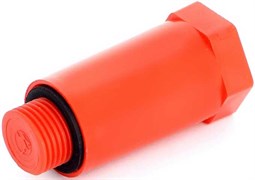 Монтажная заглушка Felder 1/2", красная, пластмасса
