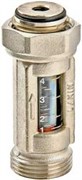 Расходомер (ротаметр) Valtec 3/4"коллекторный, вход и выход под евроконус