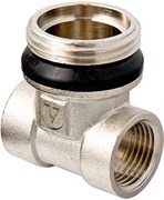 Тройник Valtec коллекторный 1" х 1/2"х 3/8"", для монтажа воздухоотводчика и дренажного крана