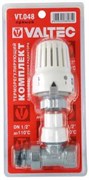 Терморегулятор Valtec 1/2" ВР-Нр прямой, радиаторный, в блистере