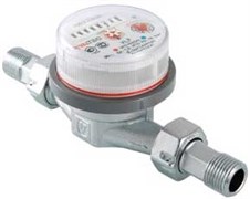 Водосчетчик Valtec VLF-20U квартирный универсальный, для х/в и г/в