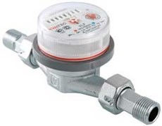 Водосчетчик Valtec VLF-15U квартирный универсальный, для х/в и г/в