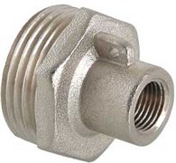 Переходник Valtec Нр-Вр 1/2" х М10 для подключения датчика температуры теплосчетчика