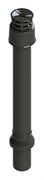 Комплект адаптер вертикальный утепленный Stout DN60/100 , L=1000 мм, фин.уч-ок. адаптер в комплекте.