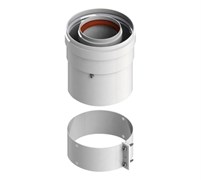Адаптер вертикальный коаксиальный Stout для котла DN60/1010 (совместимый с Vaillant, Protherm)
