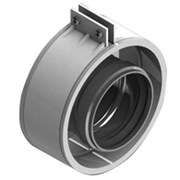 Cоединительная муфта с уплотнен Stout DN60/100, хомут с муфтой EPDM в комплекте