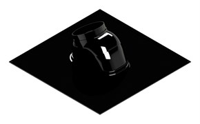 Проход через наклонную кровлю герметичный Stout для терминалов DN60/100, DN80/100,DN80/126