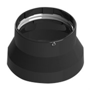 Адаптер пластиковый Stout DN101/133, для гермитизации терминала при проходе через крышу